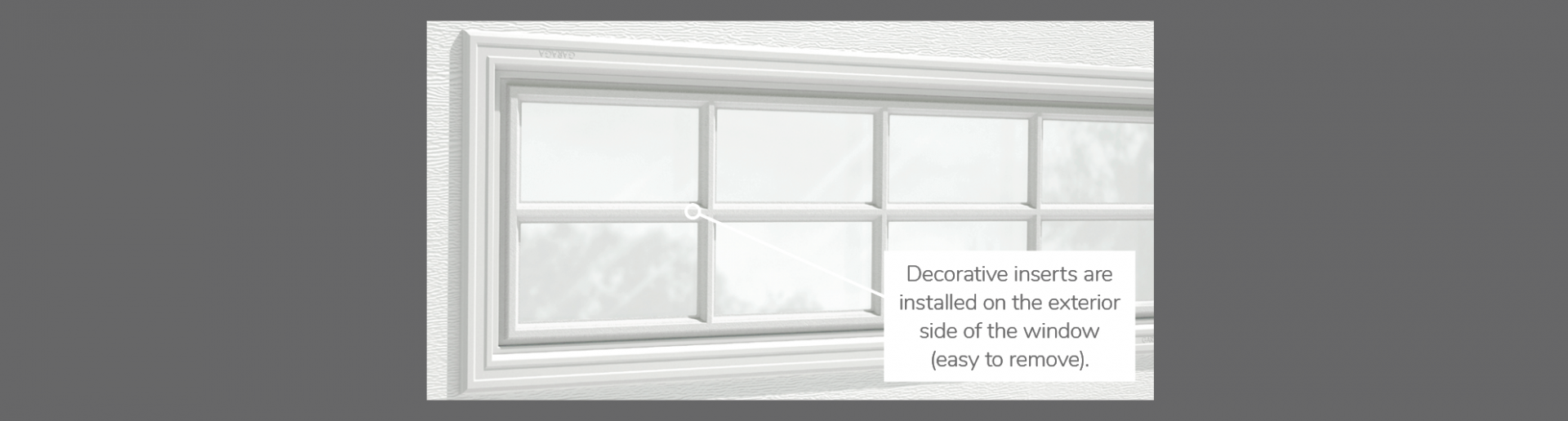 Stockton Decorative Insert, 21" x 13" and 40" x 13", available for door R-16, R-12