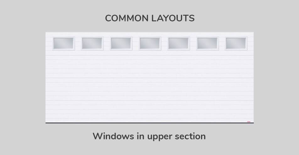 Common layouts, Windows in upper section